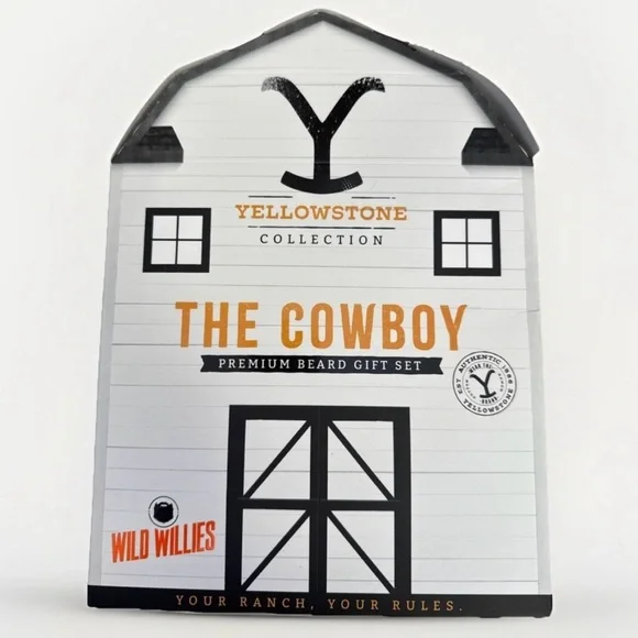 NWT Yellowstone Collection The Cowboy Beard Gift Set - Picture 1 of 6